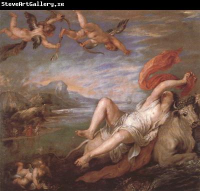 Diego Velazquez Copy of Titian's The Rape of Europa (df01)
